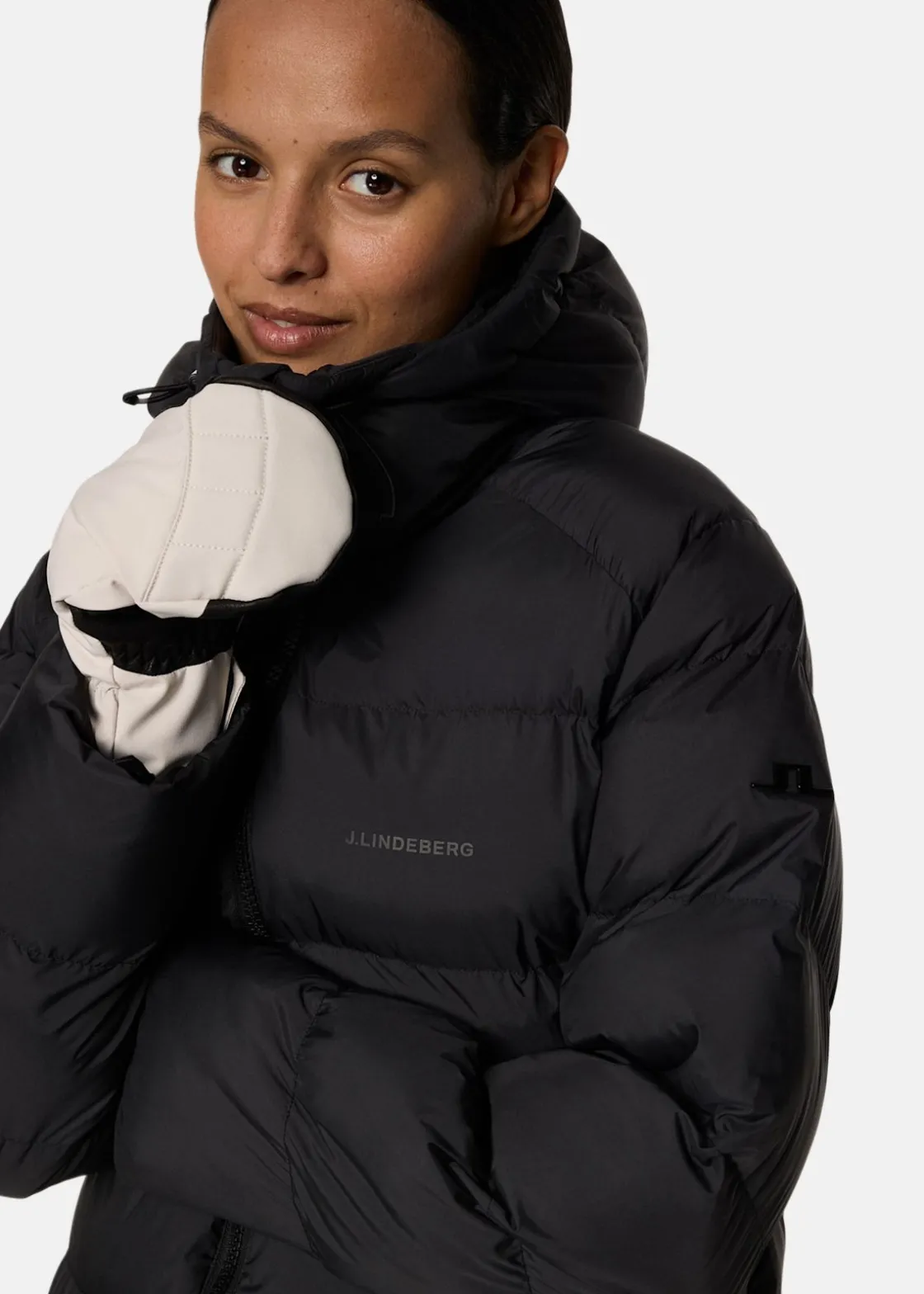 Clearance J.lindeberg Baryl Padded Parka Black