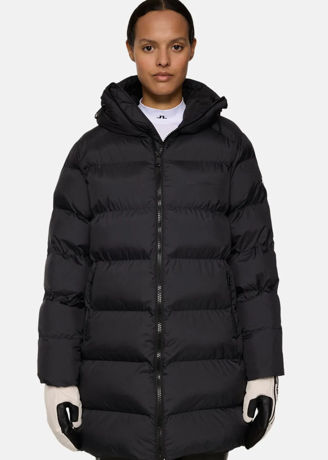 Clearance J.lindeberg Baryl Padded Parka Black