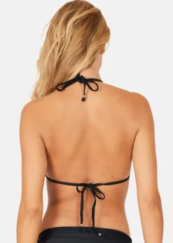 New Athlecia Bay W Triangle Bikini Top Black