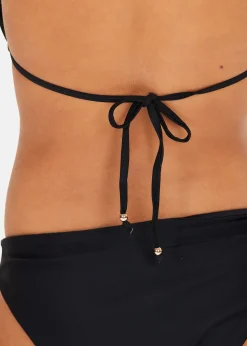 New Athlecia Bay W Triangle Bikini Top Black