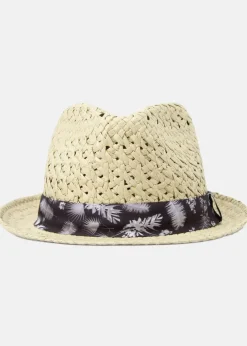 Online Blount & Pool Beach Hat Lt Beige/Black Flower
