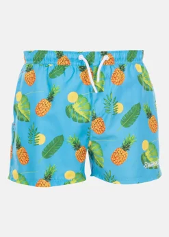 Discount Blount & Pool Beachshorts Turquoise Lemon Pineapple