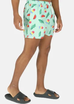 Best Blount & Pool Beachshorts Mint Crocodile