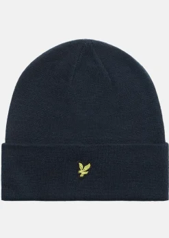 Discount Lyle&scott Beanie Dark Navy