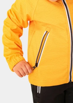 Online Swedemount Bergen Softshell Jacket JR Mustard Yellow Melange