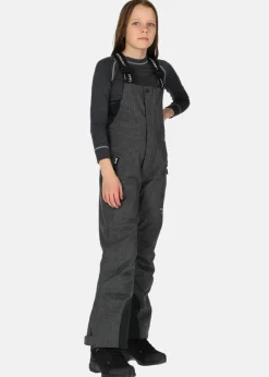 Discount Swedemount Bib Pants JR Charcoal Melange