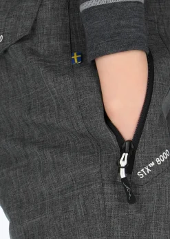 Discount Swedemount Bib Pants JR Charcoal Melange