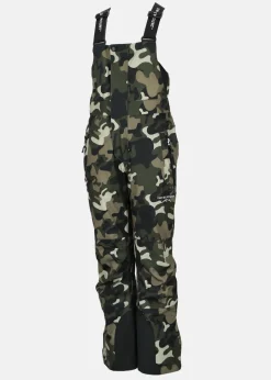 New Swedemount Bib Pants JR Green Camouflage