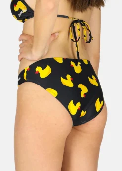 New Blount & Pool Bikini Bottom W Black Yellow Duck
