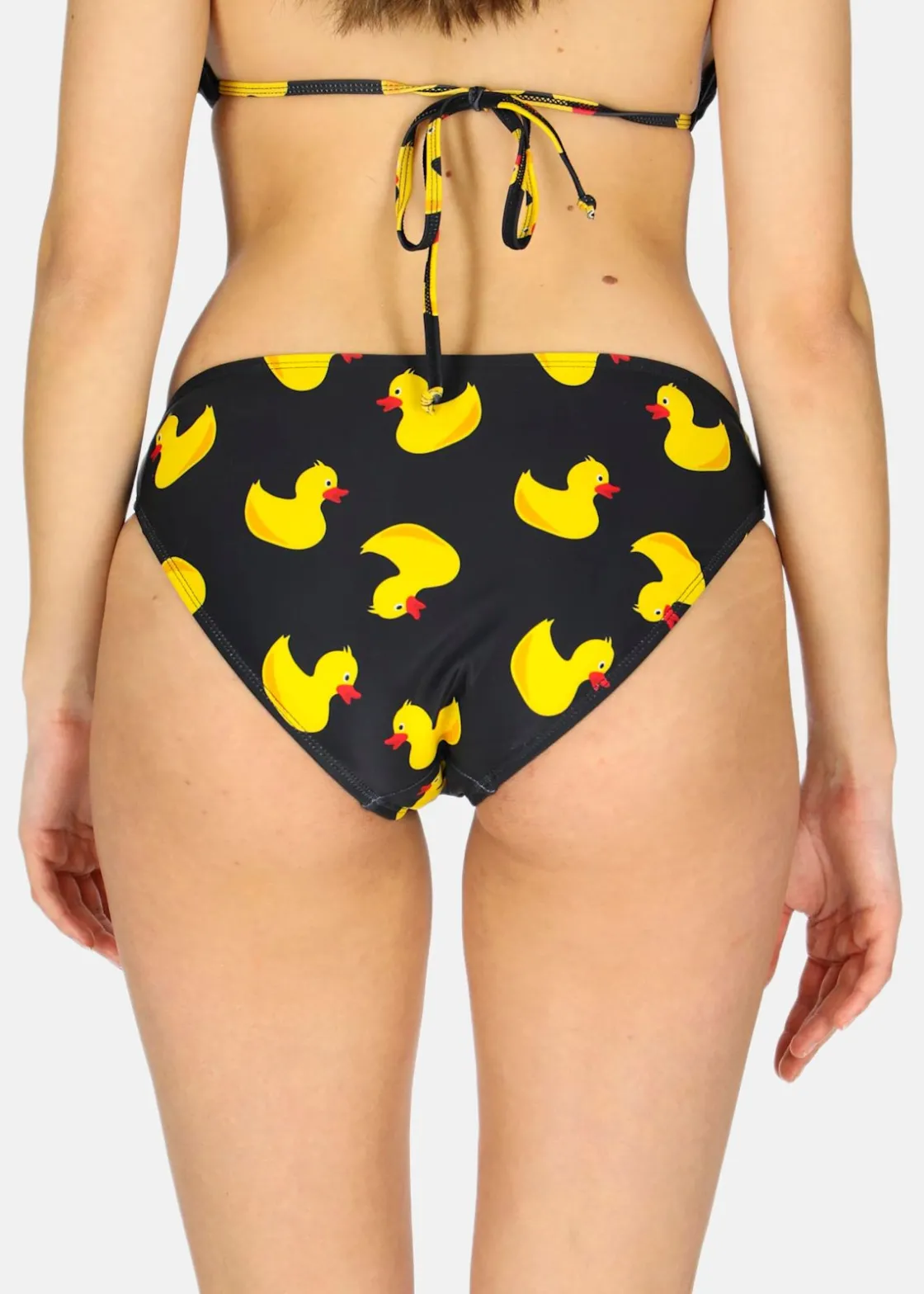 New Blount & Pool Bikini Bottom W Black Yellow Duck
