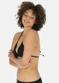 Hot Blount & Pool Bikini Triangle top Black