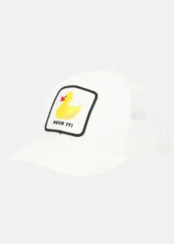 Clearance Blount & Pool Trucker Cap White Yellow Duck