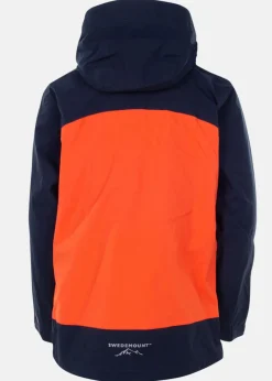 New Swedemount Bodö Rain Jacket JR Navy/Orange