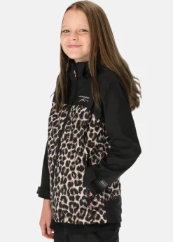 Swedemount Bodö Rain Jacket JR Black/Leopard