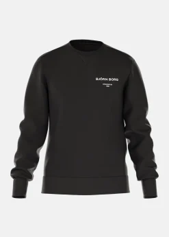 Best Björn Borg BORG ESSENTIAL 1 SWEATSHIRT BLACK BEAUTY