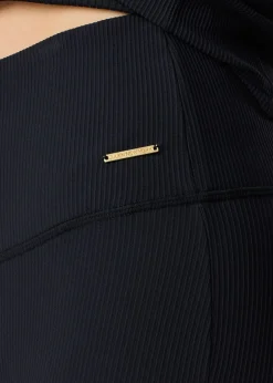 Best Ellen New York Boston Rib Short Tights W Black