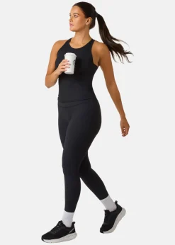 Best Ellen New York Boston Rib Tank Top Black