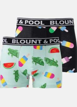 Blount & Pool Boxer Shorts JR Crocodile Icecream