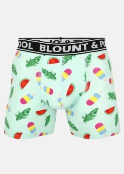 Online Blount & Pool Boxer Shorts 5-pack White Yellow Duck