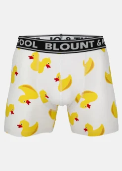 Online Blount & Pool Boxer Shorts 5-pack White Yellow Duck