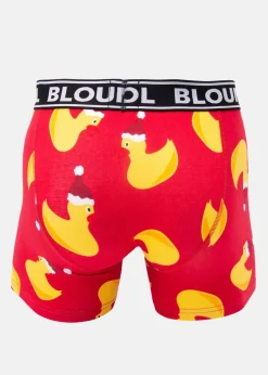 Clearance Blount & Pool Boxer shorts Sant Yel Duck 2p Black/Red