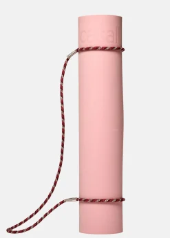 New Casall Braided Yoga Carry Strap Raspberry/Beige