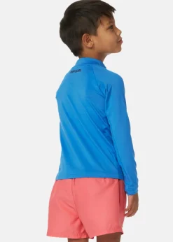 Hot Rip Curl BRAND WAVE UPF L/S-BOY BLUE GUM