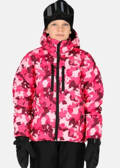 Online Swedemount Branäs Jacket JR Pink Camo