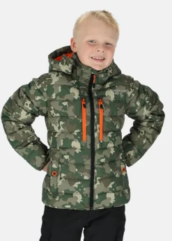 Hot Swedemount Branäs Jacket JR 2.0 Camoflauge Green/ Orange
