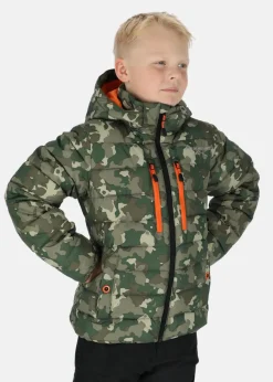 Hot Swedemount Branäs Jacket JR 2.0 Camoflauge Green/ Orange