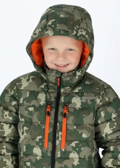 Hot Swedemount Branäs Jacket JR 2.0 Camoflauge Green/ Orange