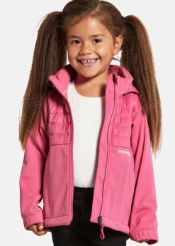 Outlet Didriksons BRISKA KIDS JKT 2 Sweet pink