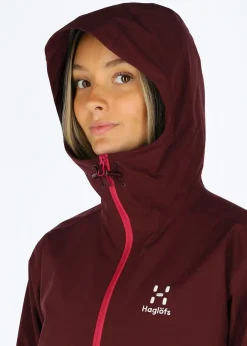 Clearance Haglöfs Buteo Jacket Women Aubergine