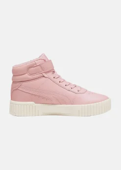 New Puma Carina 2.0 Mid WTR Jr Future Pink-PUMA Silver-Alpine Snow