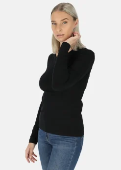 Outlet Ellen New York Carolina LS Tee Black