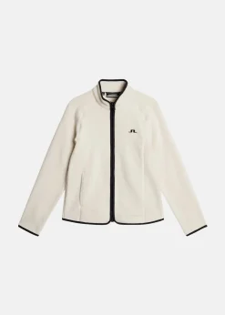 Hot J.lindeberg Catherine Fleece Mid Layer Moonbeam