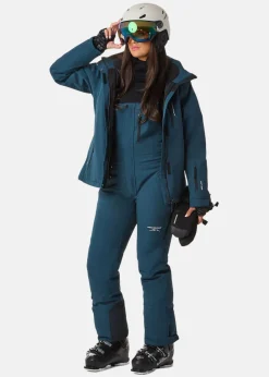 Best Swedemount Cervinia Bib Pants W Dk. Steel Green/Black