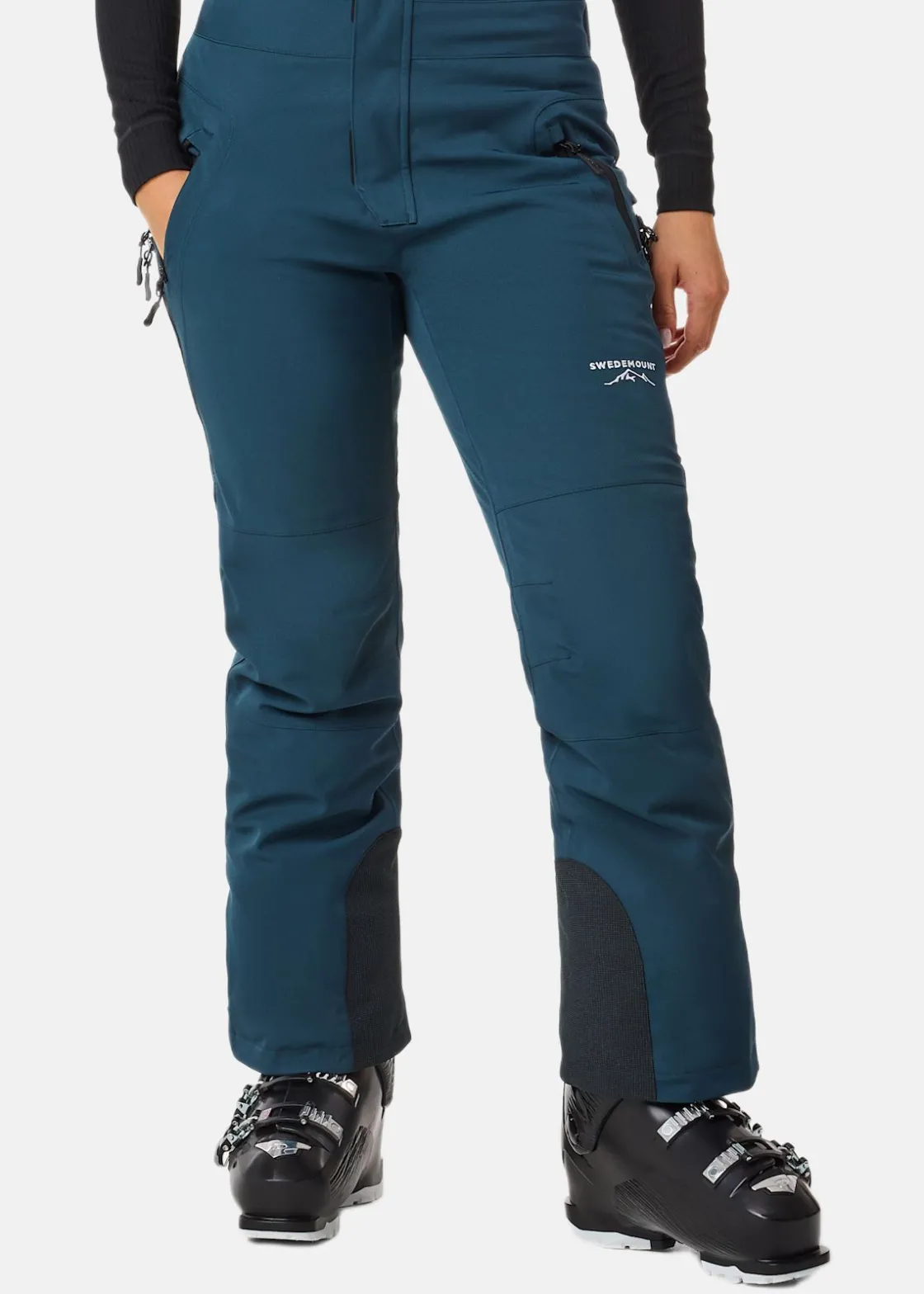 Best Swedemount Cervinia Bib Pants W Dk. Steel Green/Black