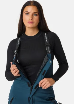 Best Swedemount Cervinia Bib Pants W Dk. Steel Green/Black