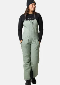 Clearance Swedemount Cervinia Bib Pants W Seaweed Green/Dk. Olive Green