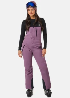 Best Swedemount Cervinia Bib Pants W Dk. Mauve/Dk. Plum