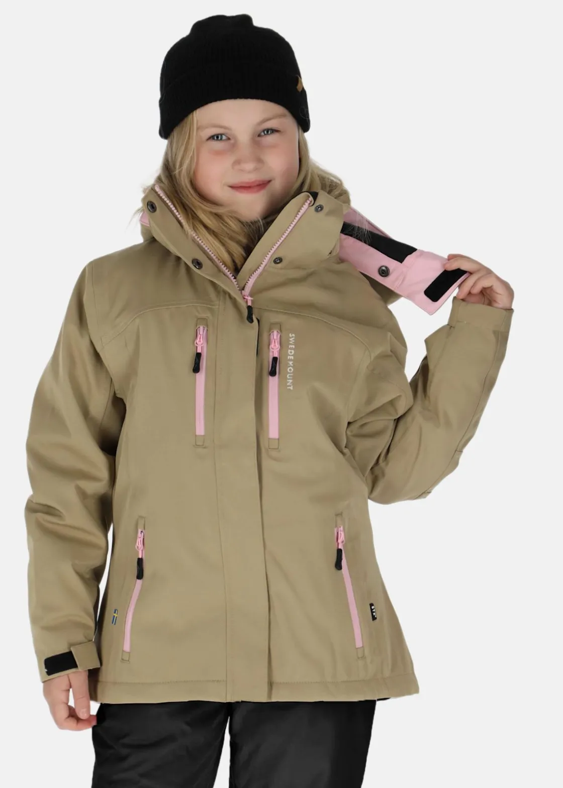 Outlet Swedemount Cervinia Jacket JR Beige/Light Pink