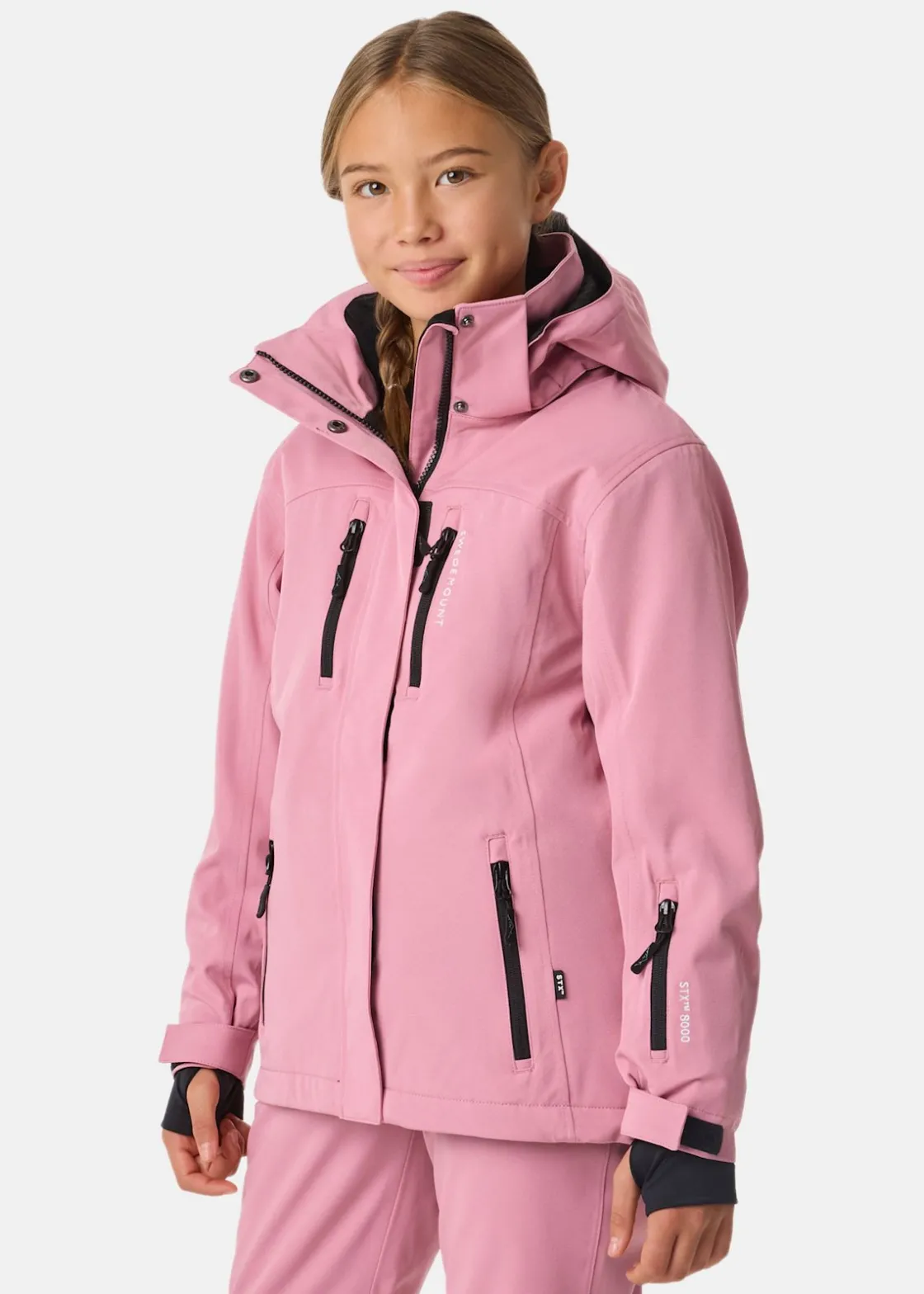 Clearance Swedemount Cervinia Jacket JR Dark Rose/Black