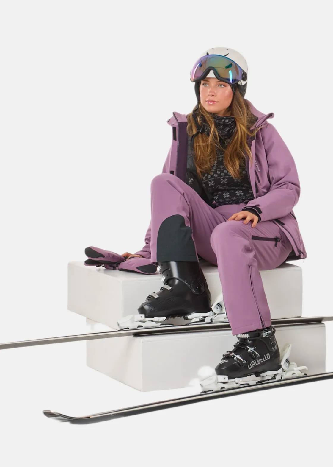 New Swedemount Cervinia Jacket W Dk. Mauve/Dk. Plum