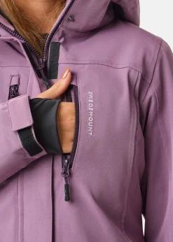 New Swedemount Cervinia Jacket W Dk. Mauve/Dk. Plum