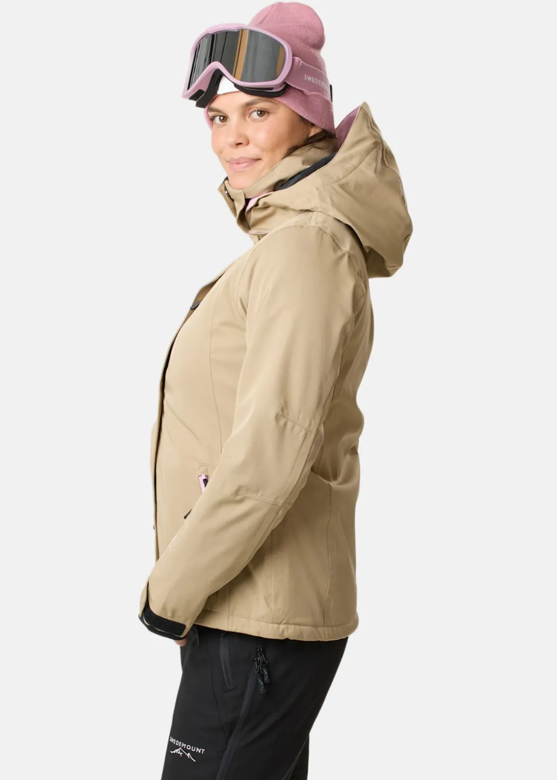 New Swedemount Cervinia Jacket W Beige/Light Pink
