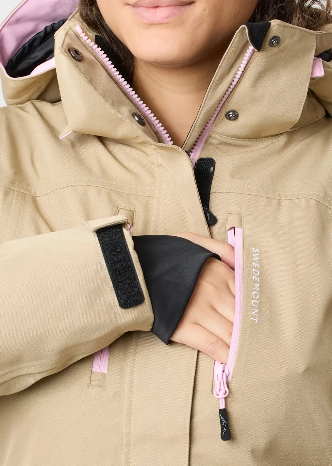 New Swedemount Cervinia Jacket W Beige/Light Pink