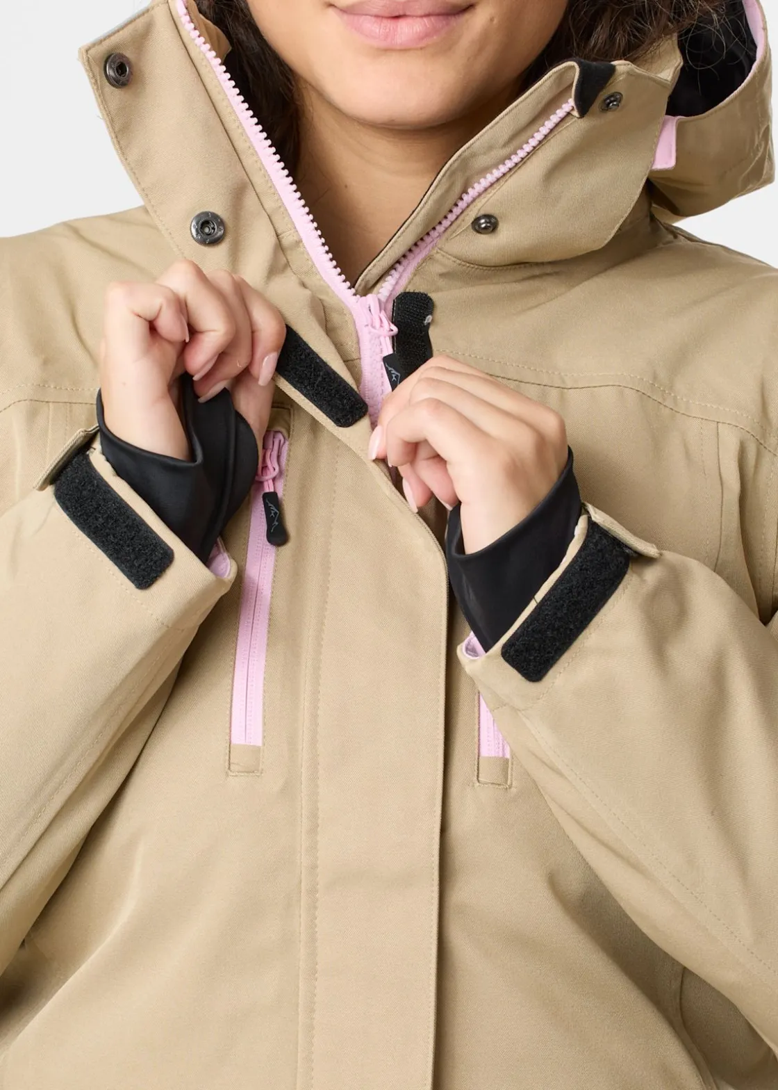 New Swedemount Cervinia Jacket W Beige/Light Pink