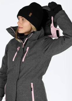 Swedemount Cervinia Jacket W Charcoal Melange/Lt.Pink