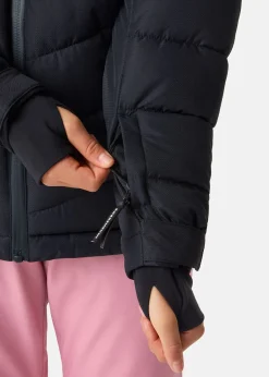 Clearance Swedemount Cervinia Puffer Ski Jacket JR Black/Black